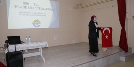Ergene Belediyesi Tarafndan rencilere Seminer Verildi