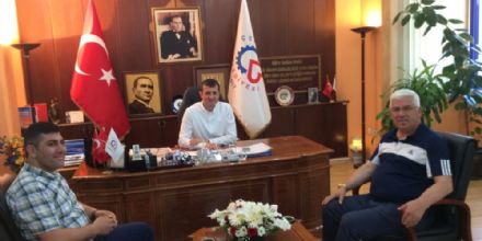 Bakan Ykselden Belediye Bakan Akaya Ziyaret