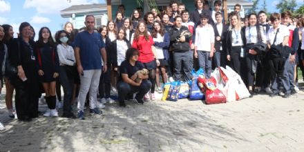 renciler Ergene Belediyesi Barnanda Bulunan Sevimli Dostlarn Ziyaret Ettiler