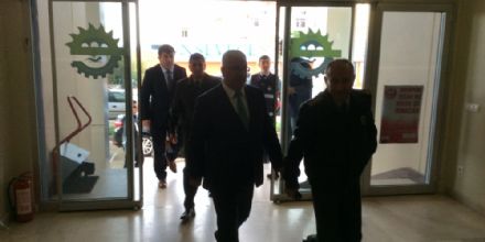 Alay Komutan Albay Erenden ve Jandarma Komutan Grzsoydan Bakan Yksele Ziyaret