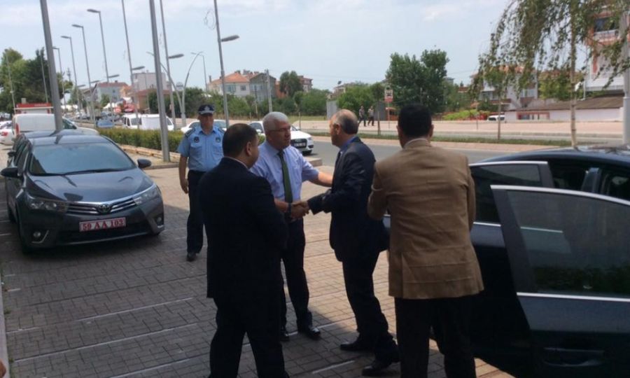Tekirda Valisi Enver Saliholudan Bakan Yksele Ziyaret