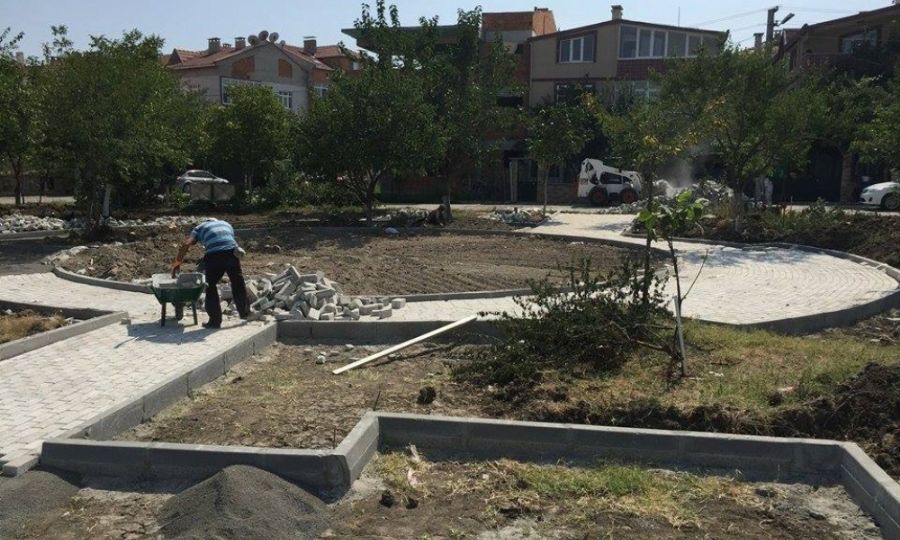 Yeiltepede Sevgi Park Kuruluyor