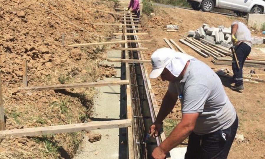 Ergenede Sosyal Alan Dzenleme  almalar Devam Ediyor