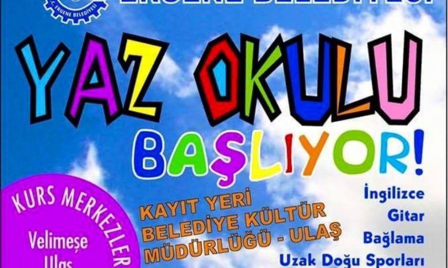 Ergenede Yaz Okulu Balyor