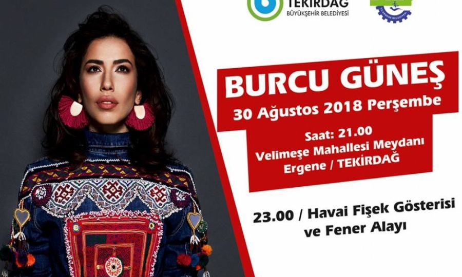 Burcu Gne Ergenede Konser Verecek
