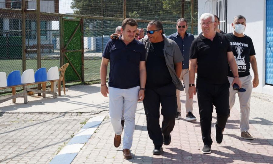 Beiktal yneticiler Ergene Velimeesporun tesislerine hayran kald
