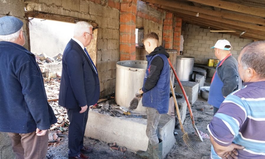 Bakan Ykselden Gemi Olsun Ziyareti