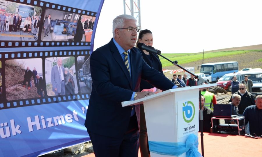 Ergene de Knt Deresi Mevkiindeki Kprnn Temelleri Trenle Atld