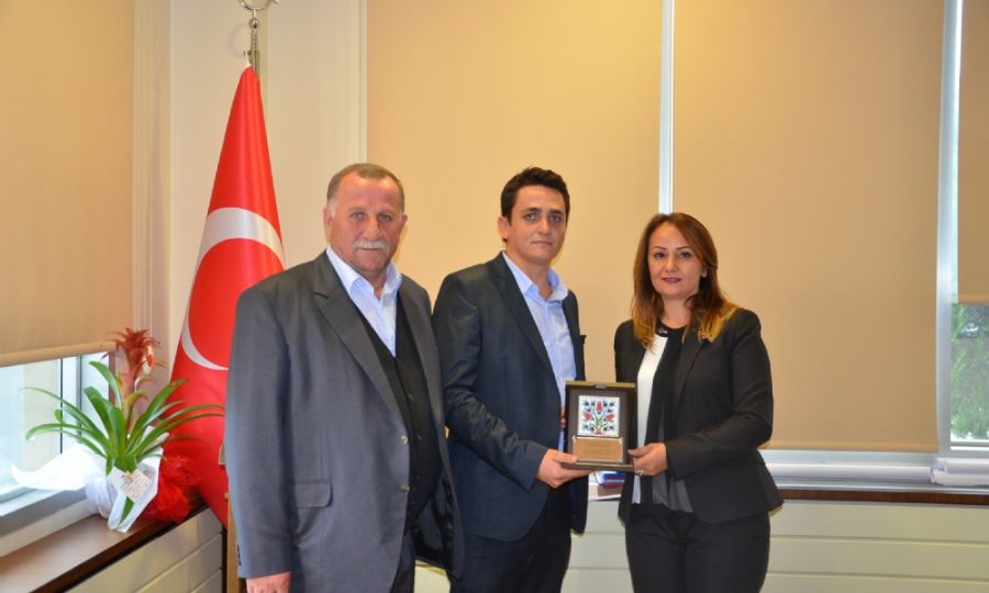 Ergene Belediye Bakanlna Teekkr Plaketi