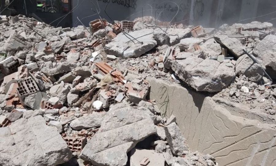 Ergene’de Korku Salan Metruk Binalar Yıkılıyor