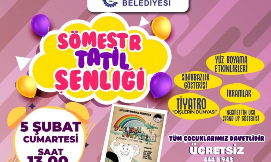 Ergene Belediyesi Smestr Tatil enlii Dzenliyor