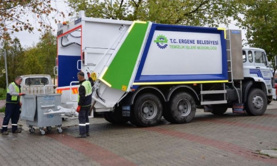 Ergene Belediyesi Gnlk 130 Ton p Topluyor