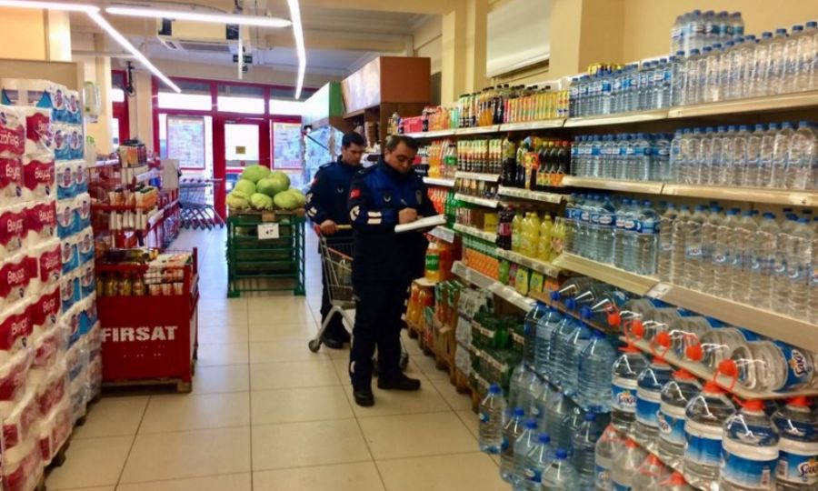 Ergene Belediyesi Zabta Ekipleri Marketleri Denetledi