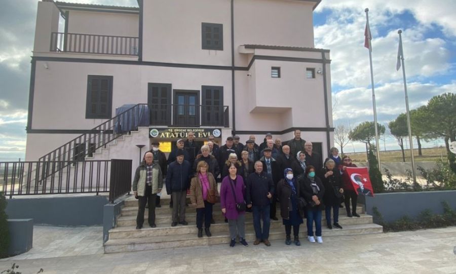 Ergene Belediyesi Atatrk Evini orlu Belediyesi Yaayan narlar Ziyaret Etti