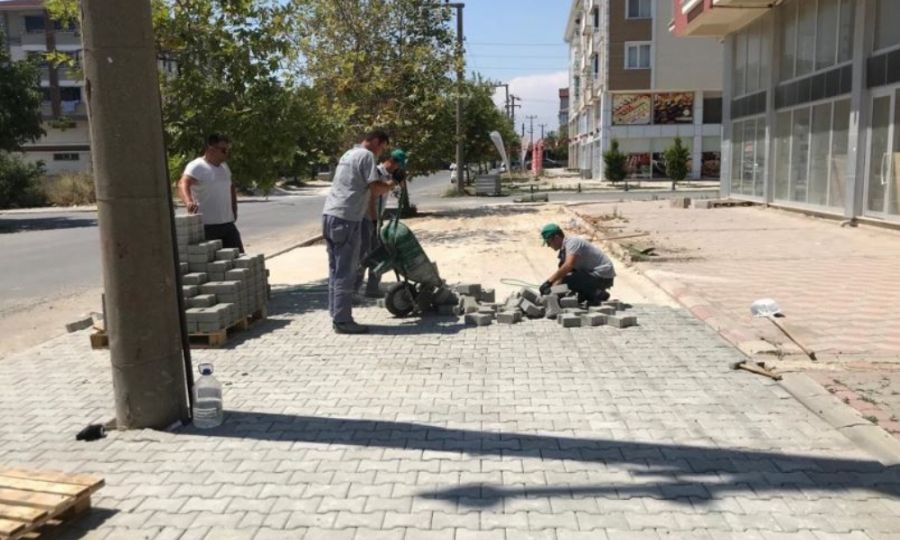 Ergene�de Kilit Parke Ta� ve Kald�r�m �al��malar� Devam Ediyor