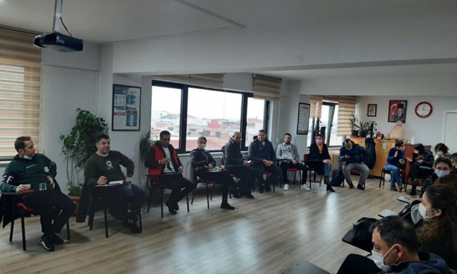 Ergene Belediyesi alanlarna lkyardm Eitimi Verildi