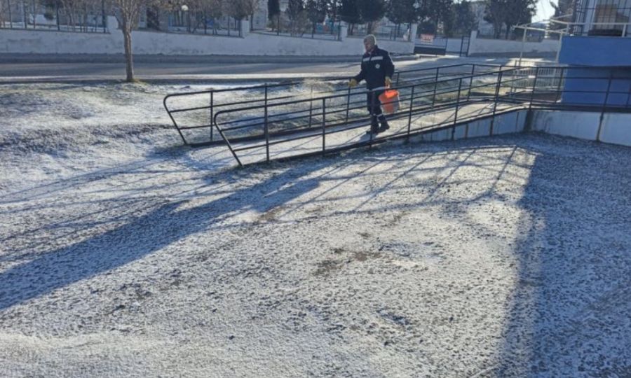 Ergene Belediyesi Ekiplerinden Kar Seferberlii