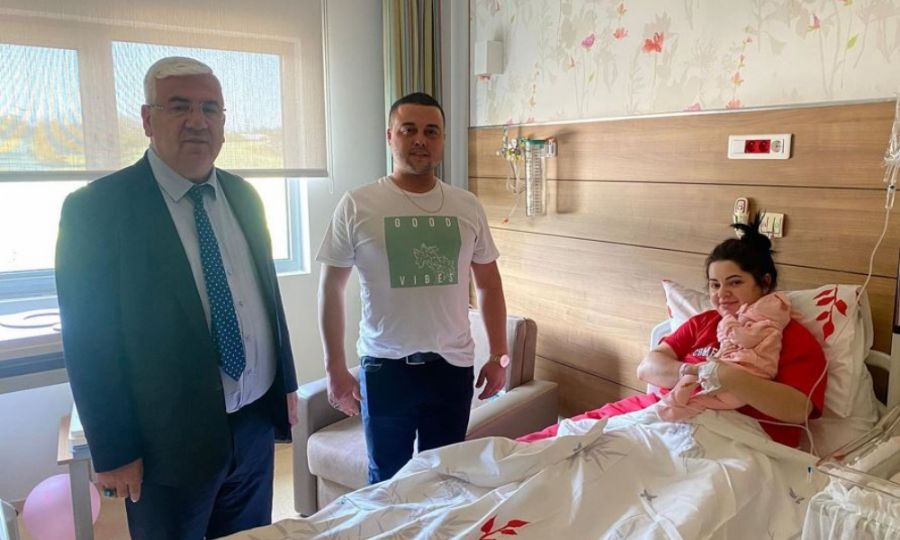 Ergene Belediye Bakan Rasim Yksel Yeni Doan Bebekleri ve Ailelerini Ziyaret Etti