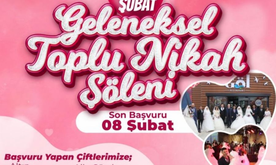 Ergene Belediyesi Geleneksel Toplu Nikah leni Kaytlar Balad