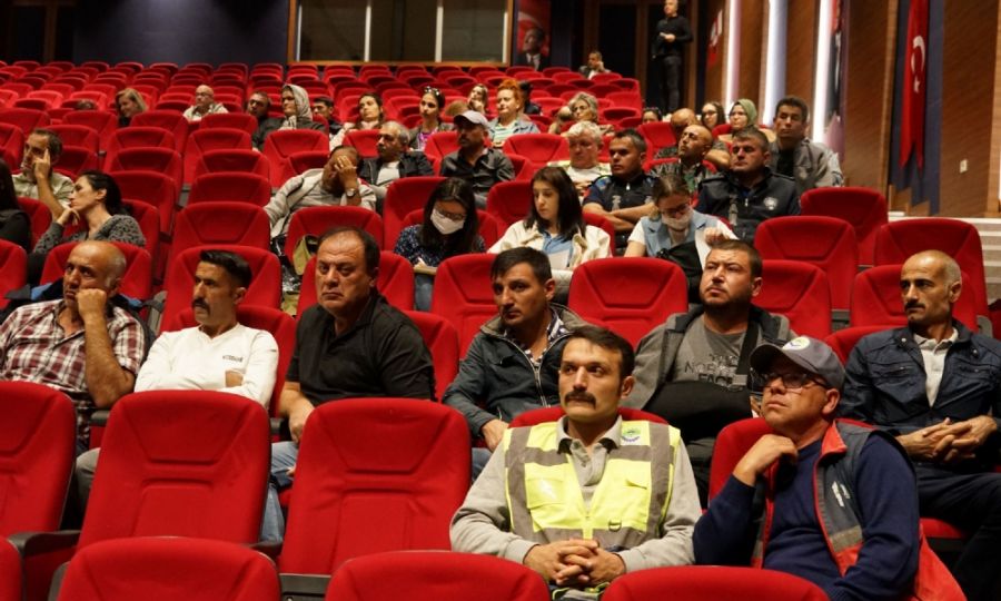 Ergene Belediyesi personeline afet eitimi