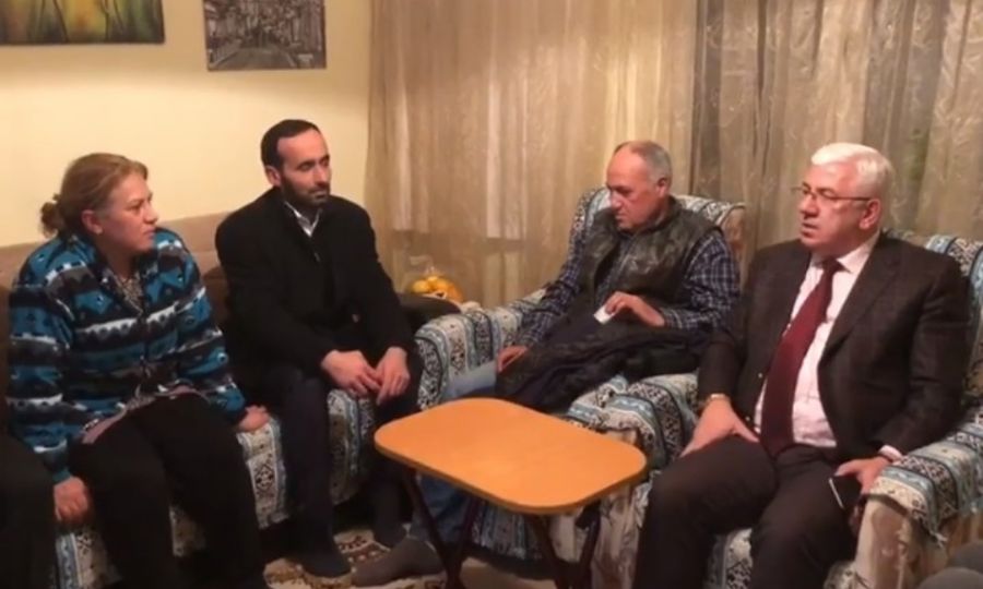 Başkan Yüksel Ev Ziyaretlerinde Bulunmaya Devam Ediyor