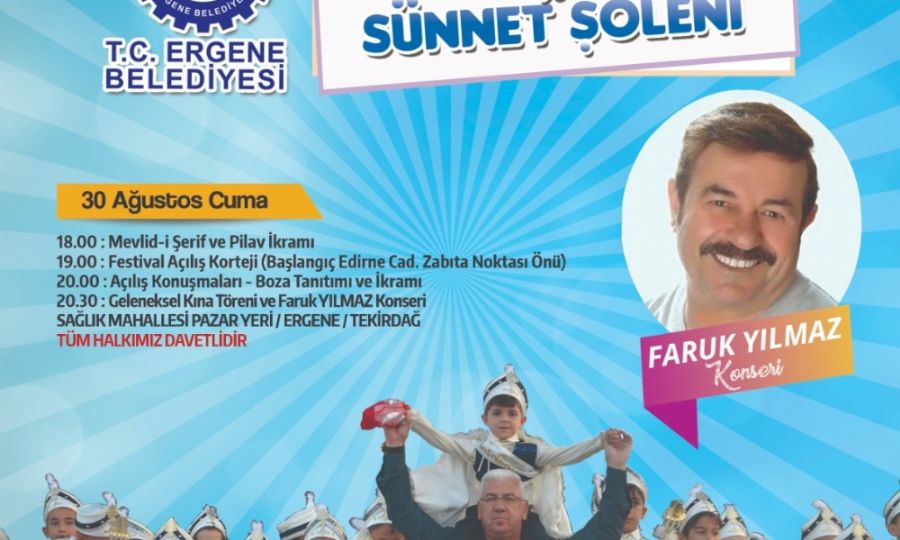 Belediyemiz Tarafndan 6nc Geleneksel Boza Festivali ve Snnet leni Dzenlenecek