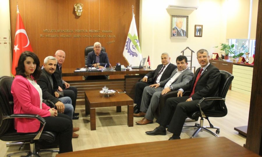 Kzlay Ergene ubesinden Belediye Bakan Rasim Yksele Ziyaret