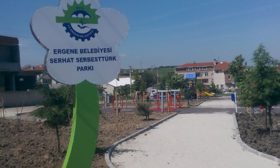 Ergenede Yeillendirme almalar Devam Ediyor