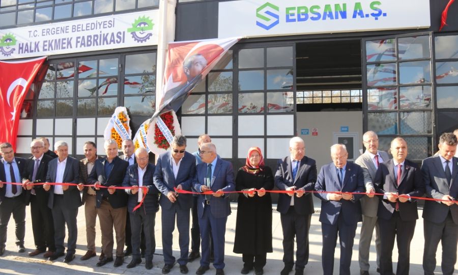 Ergene Belediyesi Yeni Halk Ekmek Fabrikası Açıldı