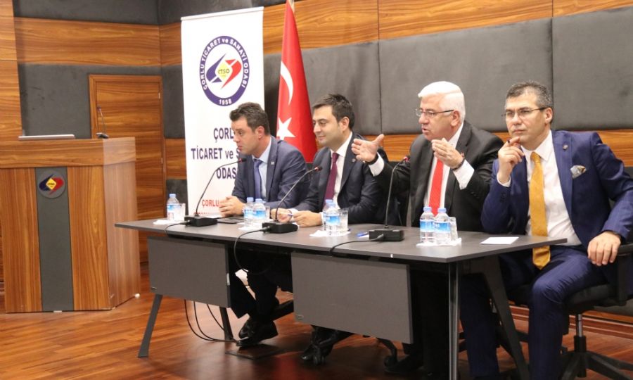 Bakanmz Rasim Yksel orlu TSO Komite Toplantsna Katld