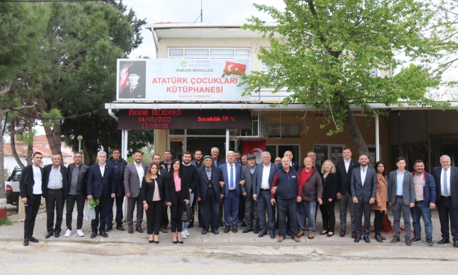 Bakan Yksel Mahalleleri Gezerek Ergene Halk le Bayramlat