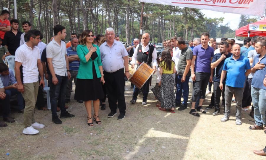 Bakan Yksel Ergene Sinoplular Derneinin pikniine katld