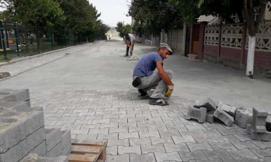Ergene Belediyesinin Kilit Parke Ta ve Yol yiletirme almalar Devam Ediyor