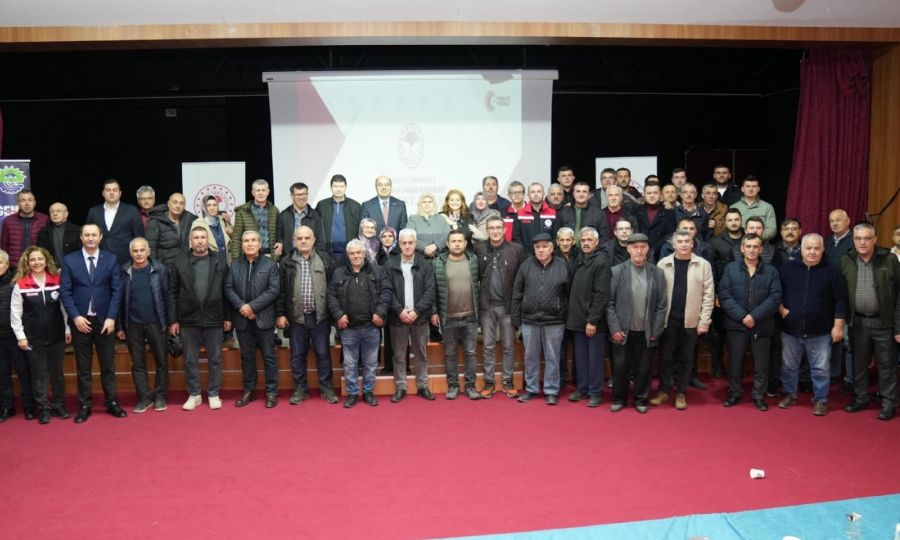 ERGENE’MİZDE ÇİFTÇİLERE ZİRAİ İLAÇ UYGULAMA EĞİTİMİ VERİLDİ