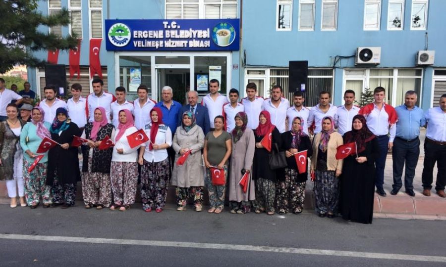 Ergene’de Askerler Dualarla Uğurlandı