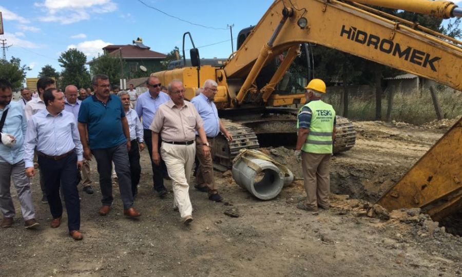 Büyükşehir Belediye Başkanı Kadir Albayrak, Ergene’de TESKİ Yatırımlarını İnceledi