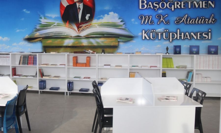 Başöğretmen Mustafa Kemal Halk Kütüphanesi artık hafta sonları da açık