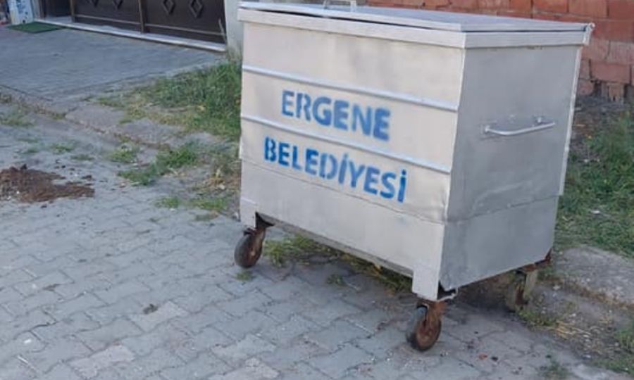 Ergene’de çöp konteynırları yenileniyor