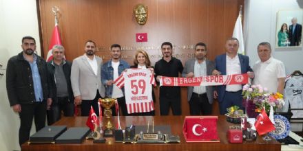 ERGENESPOR’DAN BAŞKANIMIZ SAYIN MÜGE YILDIZ TOPAK’A ZİYARET