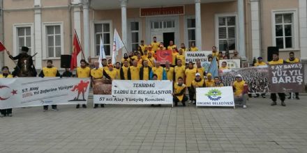 Ergene Belediyesi�nden 57.Alay Y�r�y���ne Destek