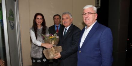 Vali Y�ld�r�m Ba�kan Y�ksel�i Ziyaret Etti
