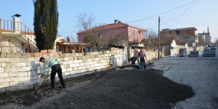 Krkgz Mahallesinde Parke Deme almalar Devam Ediyor