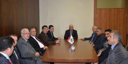AK Parti  Ergene le Tekilatndan Bakan Yksele Ziyaret