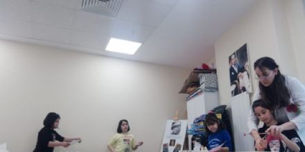 Ergene Belediyesinin Ebru Sanat� Kursunda K���kler Hayal G��lerini Geli�tiriyor
