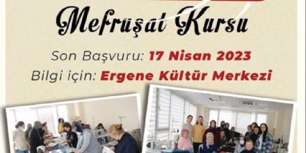 Ergene Belediyesi Bi�ki Diki� Mefru�at Kurs Kay�tlar� Ba�lad�