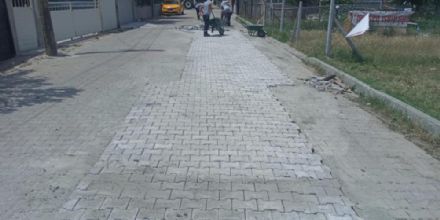 Ergene Belediyesi ekipleri alyor