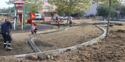 Ergene Belediyesi  Mahalleye  Farkl Park Ayn Anda Yapyor