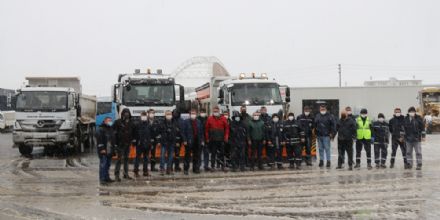 Ergene Belediyesinden Kar Seferberli�i