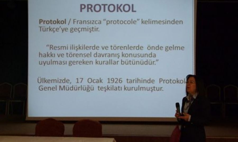 Belediye Personeline Protokol Kurallar Semineri