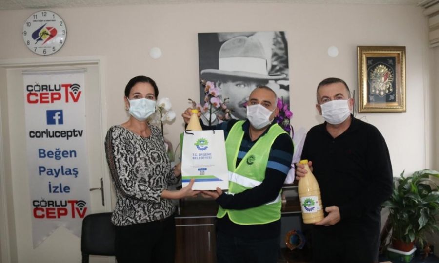 Ergene Belediyesi Basın Mensuplarını da Unutmadı